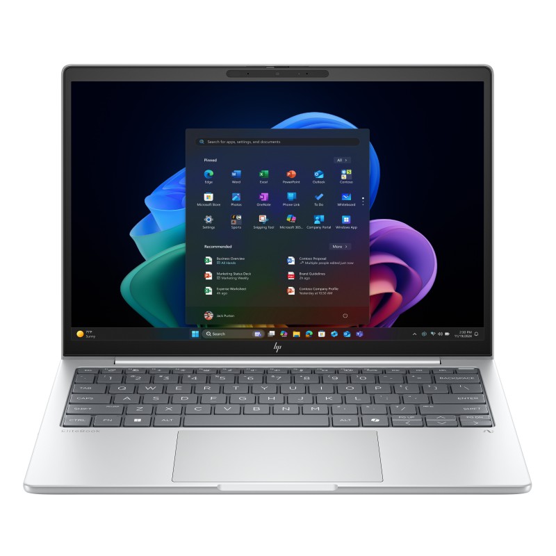 HP EliteBook 8 G1a Next Gen AI PC Wolf Pro Security Edition Copilot+ PC AMD Ryzen AI 7 350 Computer portatile 33,8 cm (13.3")