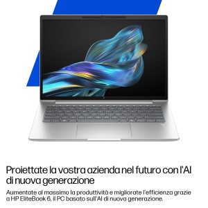 HP EliteBook 6 G1a 14 inch Notebook Next Gen AI PC Copilot+ PC AMD Ryzen AI 5 340 Computer portatile 35,6 cm (14") WUXGA 24 GB