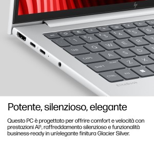 HP EB8G2a14AI RAI5435 14 16GB 512 PC IT Computer portatile 35,6 cm (14") Argento