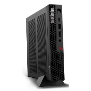 Lenovo ThinkStation P3 Tiny Intel® Core™ i7 i7-14700T 32 GB DDR5-SDRAM 1 TB SSD NVIDIA T400 Windows 11 Pro Mini PC Stazione di