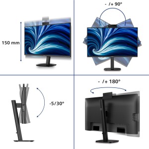 Philips 27B2N3500JH Monitor PC 68,6 cm (27") 2560 x 1440 Pixel Quad HD LCD Nero