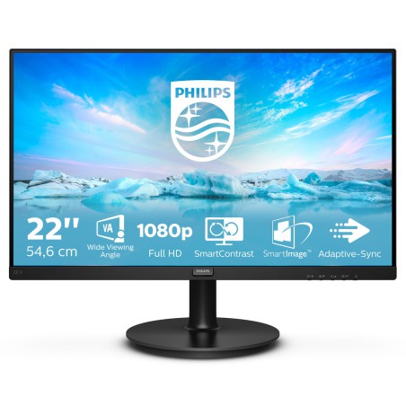 Philips V Line 221V8A 00 Monitor PC 54,6 cm (21.5") 1920 x 1080 Pixel Full HD LED Nero