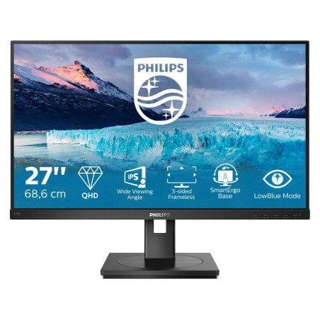 Philips S Line 275S1AE 00 Monitor PC 68,6 cm (27") 2560 x 1440 Pixel 2K Ultra HD LCD Nero