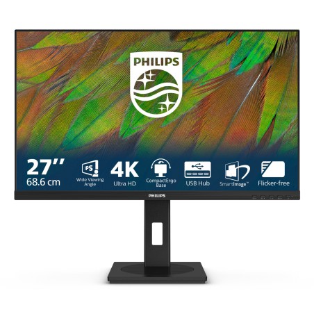 Philips Serie 3000 27B1N3800 00 Monitor PC 68,6 cm (27") 3840 x 2160 Pixel 4K Ultra HD LCD Nero
