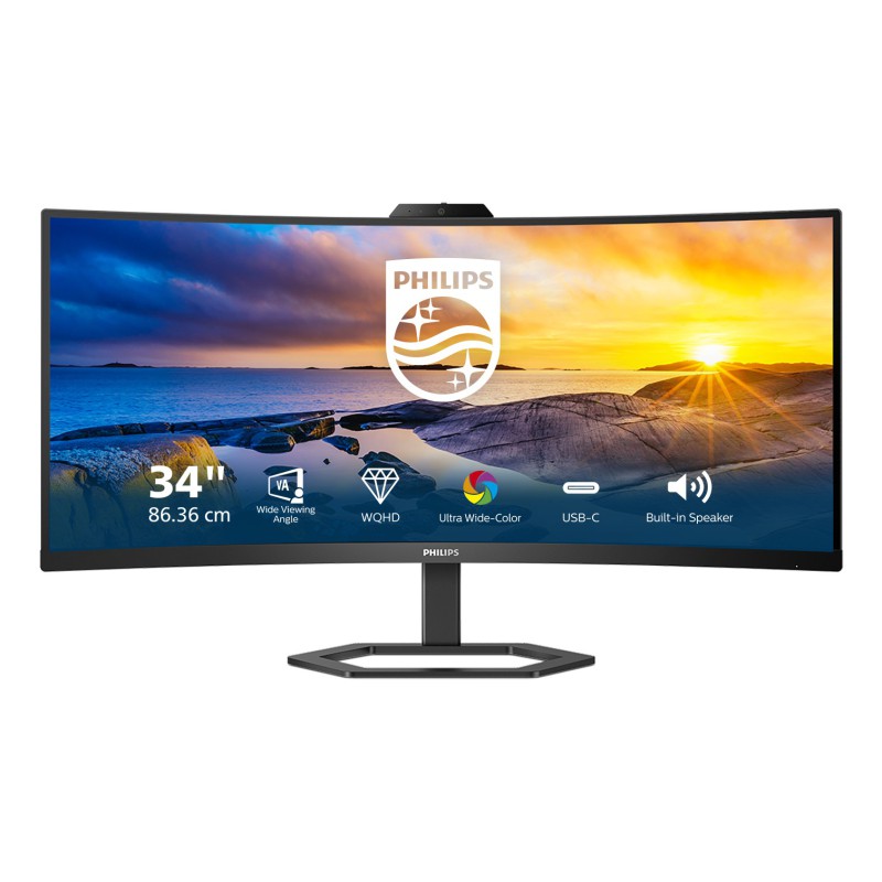 Philips Serie 5000 34E1C5600HE 00 Monitor PC 86,4 cm (34") 3440 x 1440 Pixel 4K Ultra HD LED Nero