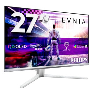 Philips Evnia 8000 27M2N8500 00 Monitor PC 67,3 cm (26.5") 2560 x 1440 Pixel Quad HD QD-OLED Bianco