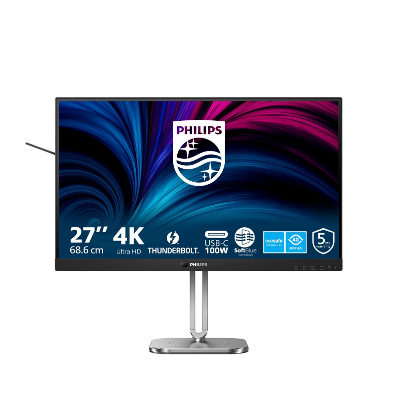 Philips Serie 6000 27B2U6903 00 Monitor PC 68,6 cm (27") 3840 x 2160 Pixel 4K Ultra HD LED Antracite
