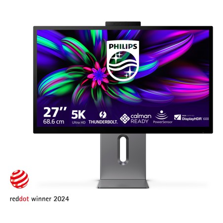 Philips Brilliance 27E3U7903 00 Monitor PC 68,6 cm (27") 5120 x 2880 Pixel 5K Ultra HD LCD Grigio