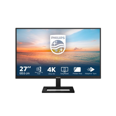 Philips Serie 1000 27E1N1900AE 00 Monitor PC 68,6 cm (27") 3840 x 2160 Pixel 4K Ultra HD LCD Nero