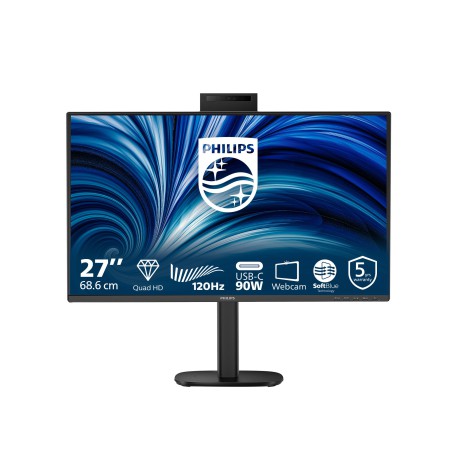 Philips Serie 3000 27B2U3601H 00 Monitor PC 68,6 cm (27") 2560 x 1440 Pixel Quad HD LCD Nero
