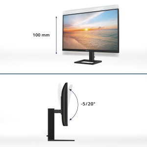 Philips Serie 1000 24E1N1300AE 00 Monitor PC 60,5 cm (23.8") 1920 x 1080 Pixel Full HD LCD Nero