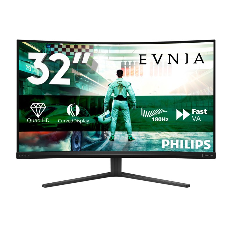 Philips Evnia 32M2C3500L 00 Monitor PC 80 cm (31.5") 2560 x 1440 Pixel Quad HD LCD Nero