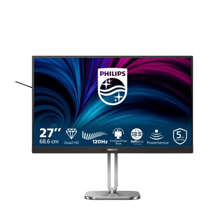 Philips Serie 4000 27B2N4500 00 Monitor PC 68,6 cm (27") 2560 x 1440 Pixel Quad HD LCD Grigio