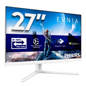 Philips Evnia 5000 Monitor PC 68,6 cm (27") 3840 x 2160 Pixel 4K Ultra HD LCD Bianco