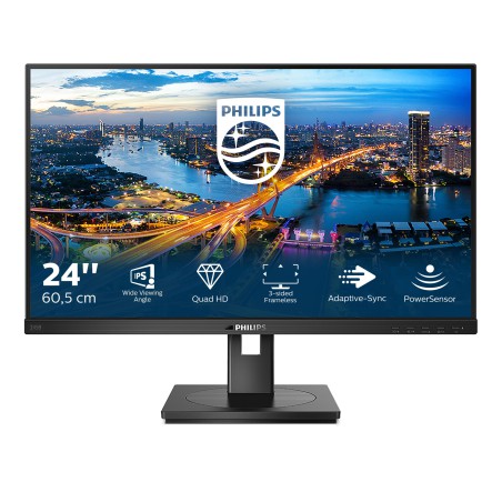 Philips B Line 245B1 00 Monitor PC 60,5 cm (23.8") 2560 x 1440 Pixel Quad HD LED Nero