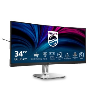 Philips Serie 5000 34B2U5600C 00 Monitor PC 86,4 cm (34") 3440 x 1440 Pixel Dual QHD LCD Grigio