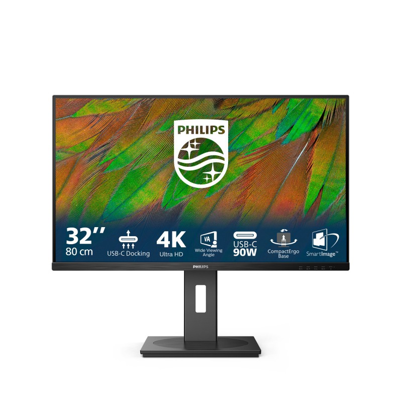Philips Serie 3000 32B1U3900 00 Monitor PC 80 cm (31.5") 3840 x 2160 Pixel 4K Ultra HD LCD Nero