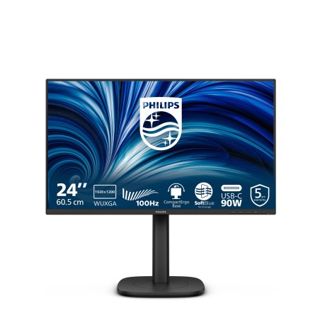 Philips Serie 3000 24B2U3301D 00 Monitor PC 61,2 cm (24.1") 1920 x 1200 Pixel WUXGA LCD Nero