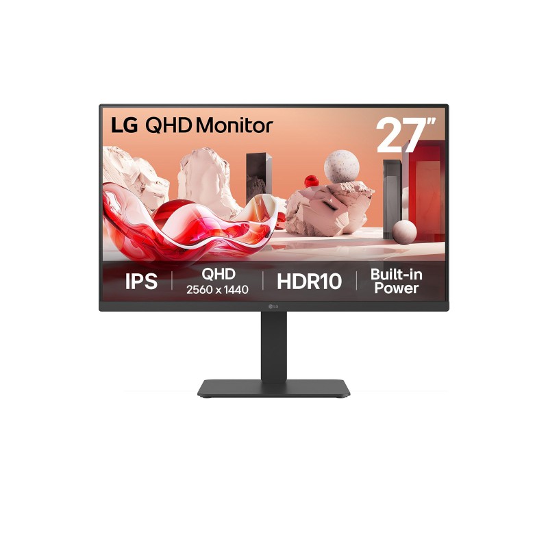LG 27BA54QB-B.AEU Monitor PC 68,6 cm (27") 2560 x 1440 Pixel 2K LCD Nero