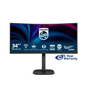 Philips Serie 3000 34B2U3600C 00 Monitor PC 86,4 cm (34") 3440 x 1440 Pixel Wide Quad HD LCD Nero
