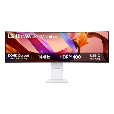 LG 49U950A-W.AEU Monitor PC 124,5 cm (49") 5120 x 1440 Pixel Dual QHD LED Nero, Bianco