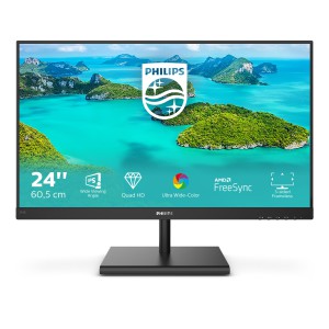 Philips E Line 245E1S 00 Monitor PC 60,5 cm (23.8") 2560 x 1440 Pixel 2K Ultra HD LCD Nero