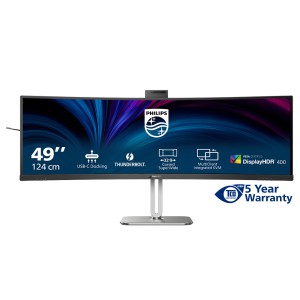 Philips 49B2U6903CH 00 Monitor PC 124 cm (48.8") 5120 x 1440 Pixel Dual QHD LCD Grigio