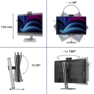 Philips 27B2U4601H 00 Monitor PC 68,6 cm (27") 2560 x 1440 Pixel