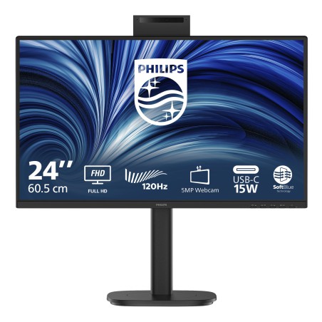 Philips Serie 3000 24B2N3200JH 00 Monitor PC 60,5 cm (23.8") 1920 x 1080 Pixel Full HD LCD Nero