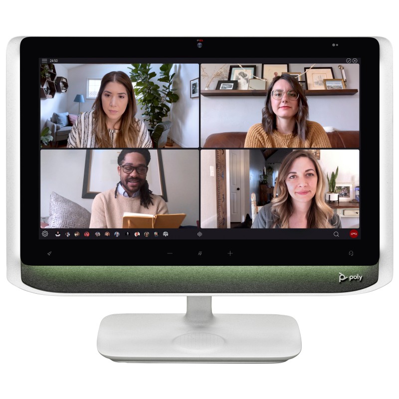 HP Poly Studio P21Personal Meeting FHD Display 54,6 cm (21.5") 1920 x 1080 Pixel Bianco