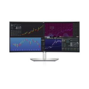 DELL UltraSharp U3824DW Monitor PC 95,2 cm (37.5") 3840 x 1600 Pixel Wide Quad HD+ LCD Nero, Argento