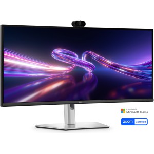 DELL Pro P P3426WEV Monitor PC 86,6 cm (34.1") 3440 x 1440 Pixel Wide Quad HD LCD Nero, Argento