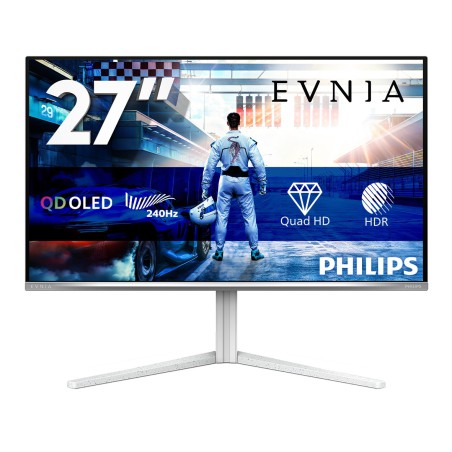 Philips Evnia 6000 27M2N6501L 00 Monitor PC 67,3 cm (26.5") 2560 x 1440 Pixel Quad HD QD-OLED Bianco