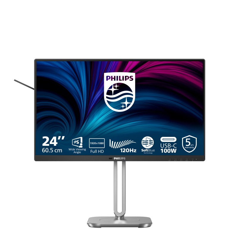 Philips Serie 4000 24B2U4301 00 Monitor PC 60,5 cm (23.8") 1920 x 1080 Pixel Full HD LCD Grigio
