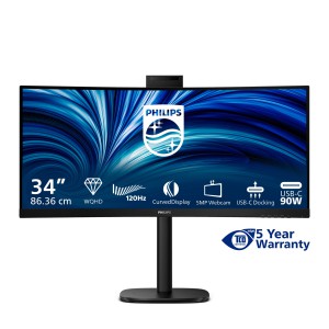 Philips Serie 3000 34B2U3600CH 00 Monitor PC 86,4 cm (34") 3440 x 1440 Pixel Wide Quad HD LCD Nero