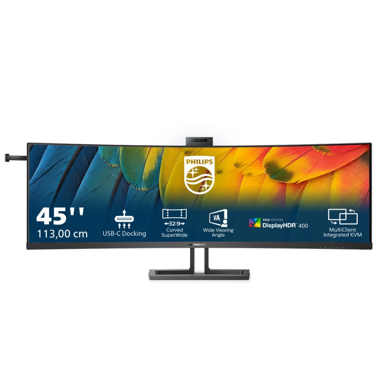 Philips Serie 6000 45B1U6900CH 00 Monitor PC 113 cm (44.5") 5120 x 1440 Pixel UltraWide Dual Quad HD LED Nero