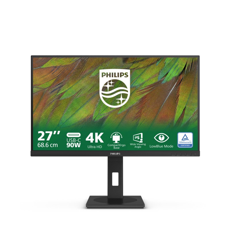 Philips Serie 3000 27B1U3900 00 Monitor PC 68,6 cm (27") 3840 x 2160 Pixel 4K Ultra HD LCD Nero