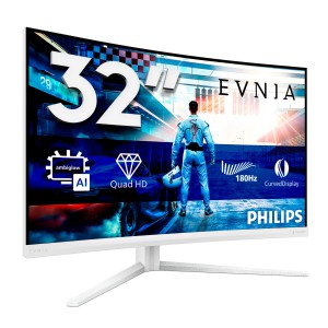 Philips Evnia 5000 32M2C5501 00 Monitor PC 80 cm (31.5") 2560 x 1440 Pixel Quad HD LCD Bianco