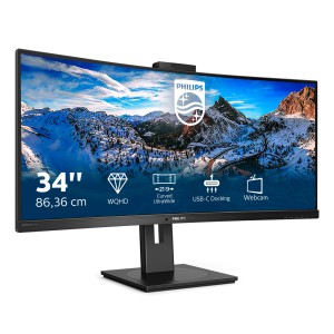 Philips P Line 346P1CRH 00 Monitor PC 86,4 cm (34") 3440 x 1440 Pixel UltraWide Quad HD LED Nero