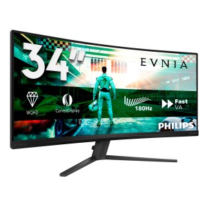 Philips Evnia 34M2C3500L 00 Monitor PC 86,4 cm (34") 3440 x 1440 Pixel Wide Quad HD LCD Nero