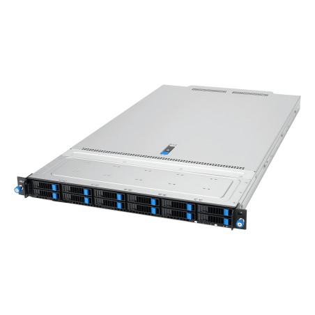ASUS RS700-E12-RS12U Rack (1U) Nero, Acciaio