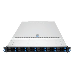 ASUS RS700-E12-RS12U Rack (1U) Nero, Acciaio