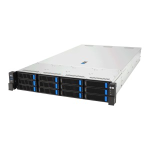 ASUS RS720A-E13-RS12U Socket SP5 Armadio (2U) Nero, Argento