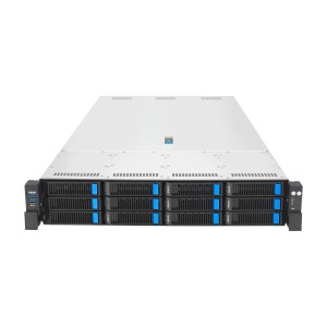 ASUS RS720A-E13-RS12U Socket SP5 Armadio (2U) Nero, Argento