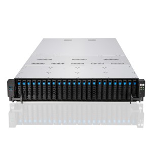 ASUS RS720A-E11-RS24U Socket SP3 Armadio (2U) Argento, Nero