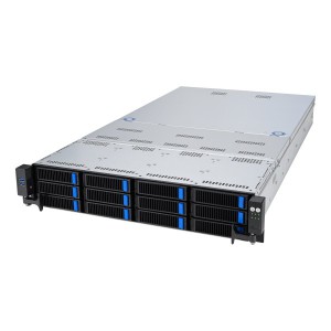ASUS RS720-E11-RS12U Intel C741 Armadio (2U) Nero, Acciaio