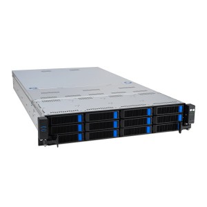 ASUS RS720-E11-RS12U Intel C741 Armadio (2U) Nero, Acciaio