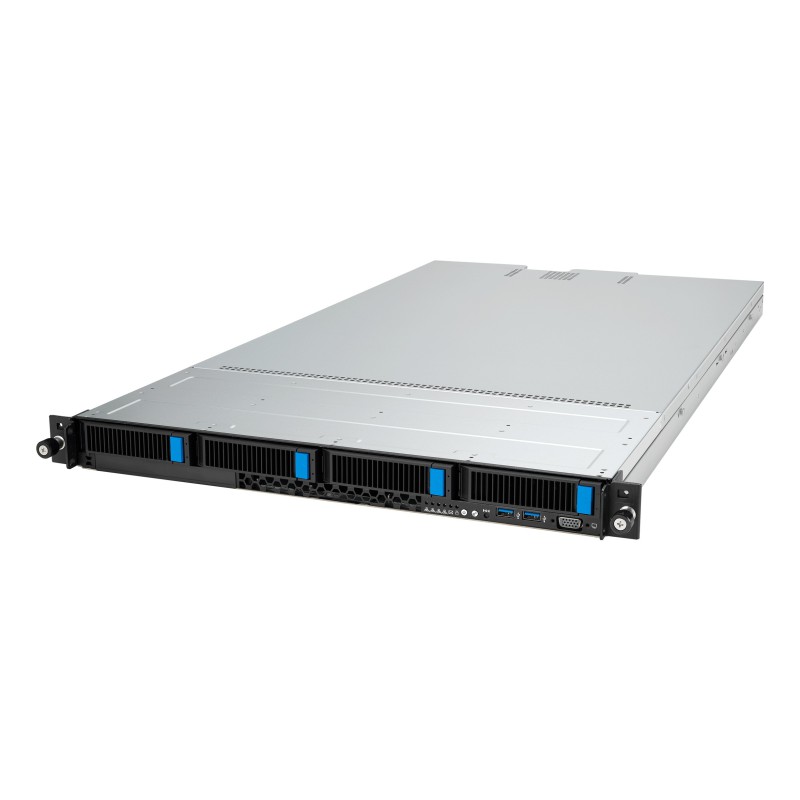 ASUS RS501A-E12-RS4 LGA 6096 Rack (1U) Nero, Argento