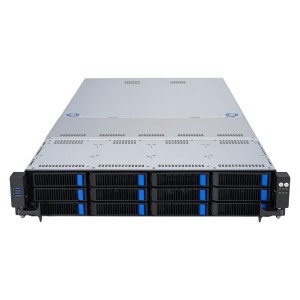 ASUS RS520A-E12-RS12U Socket SP5 Armadio (2U) Nero, Acciaio
