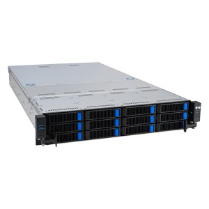 ASUS RS520A-E12-RS12U Socket SP5 Armadio (2U) Nero, Acciaio